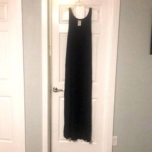 Black maxi dress